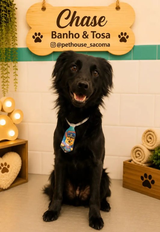 Chase, tosado na Pet House Sacomã