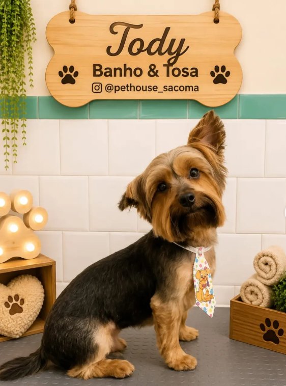 Tody, tosado na Pet House Sacomã
